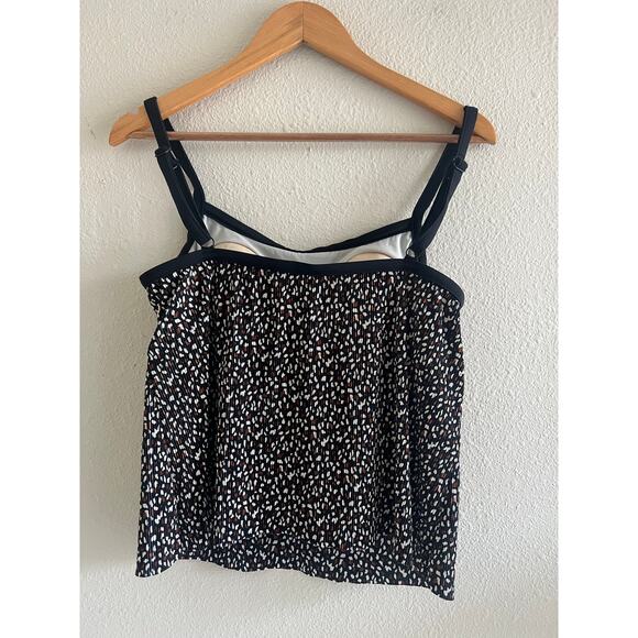 Maxine vintage Tankini Top Halter Swimsuit Y2K Rockabilly Mod Retro size Medium - Picture 2 of 6